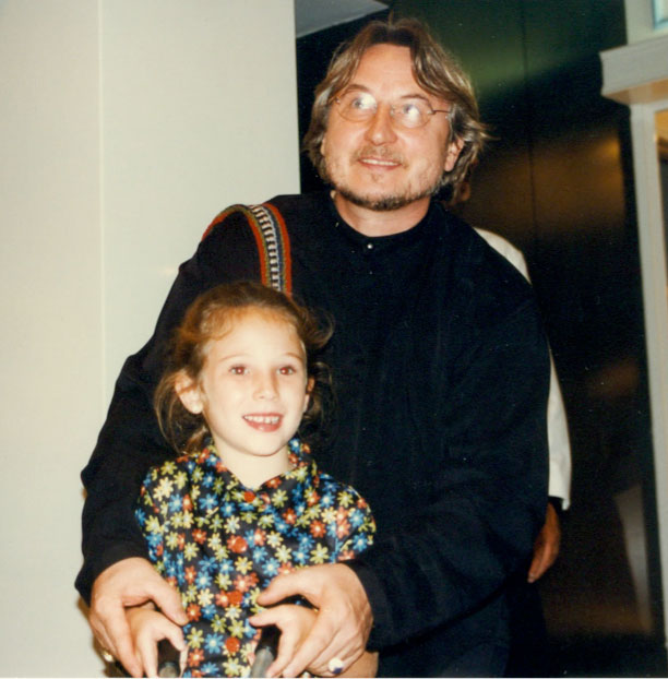 Paris and her godfather, Horst Rechelbacher, the founder of Aveda. | Source: Neill